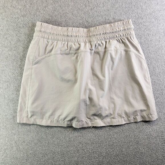 Athleta Expedition Skort Womens 8 Gray Mini Skirt Zip Front Hiking Tennis Golf - Picture 6 of 16